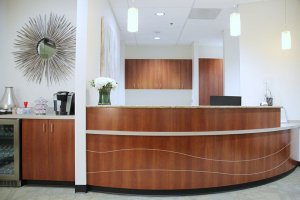Reception area